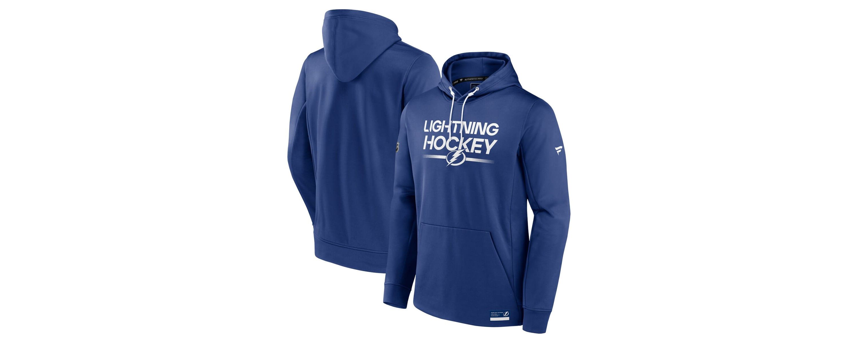 NHL Fanatics Tampa Bay Lightning Authentic Pro Pullover Hoodie