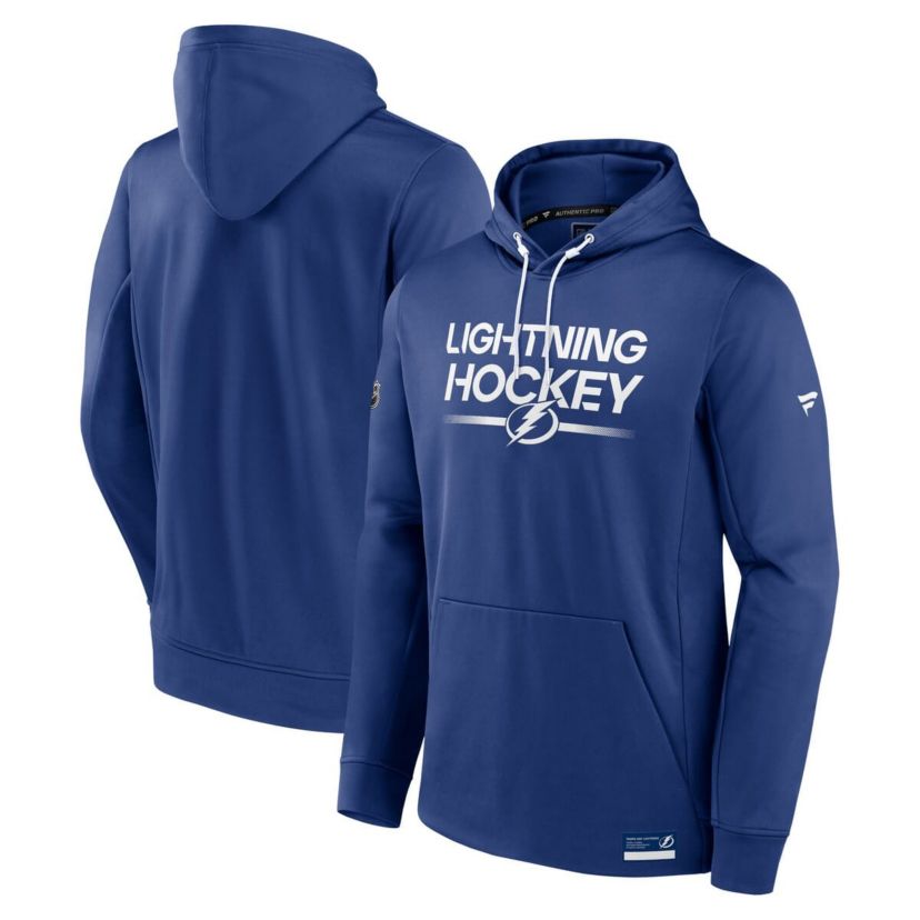 NHL Fanatics Tampa Bay Lightning Authentic Pro Pullover Hoodie