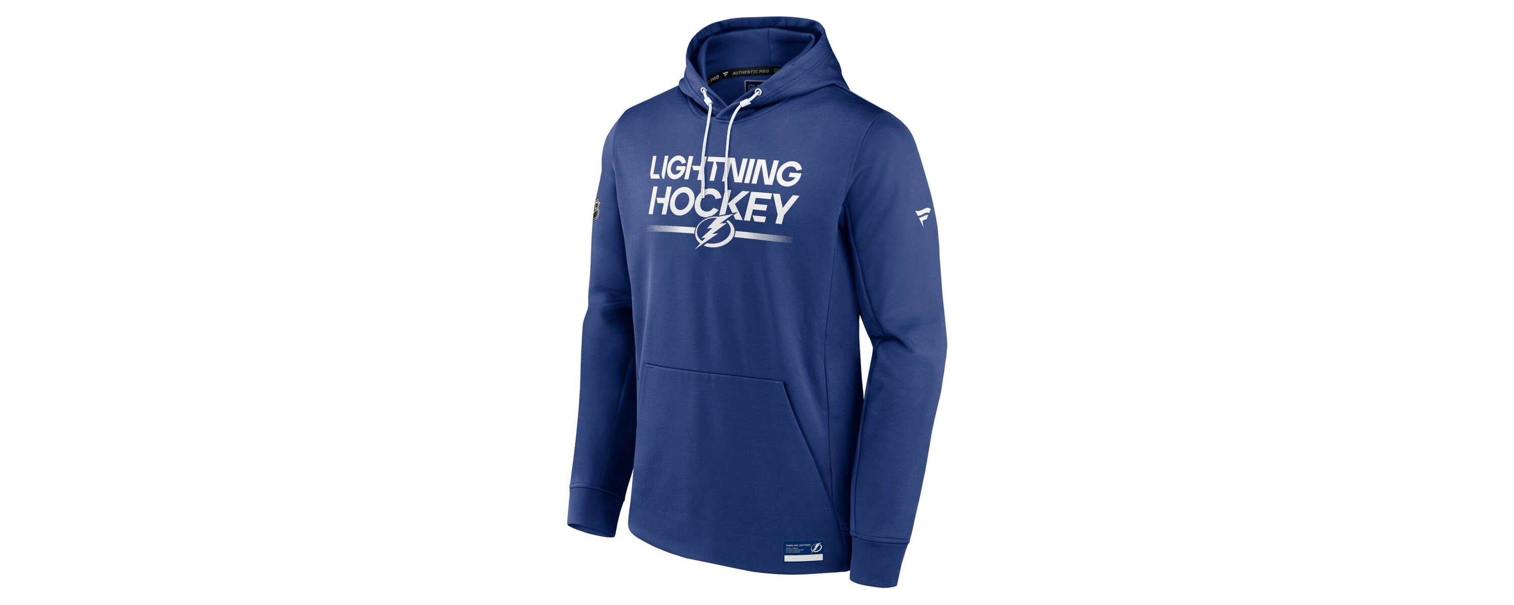 NHL Fanatics Tampa Bay Lightning Authentic Pro Pullover Hoodie