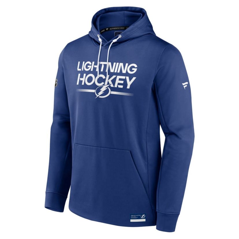 NHL Fanatics Tampa Bay Lightning Authentic Pro Pullover Hoodie