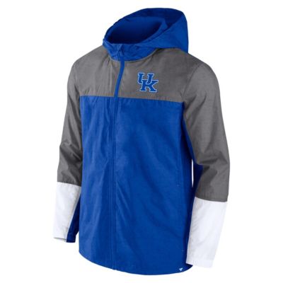 NCAA Fanatics Royal/Gray Kentucky Wildcats Game Day Ready Full-Zip Jacket