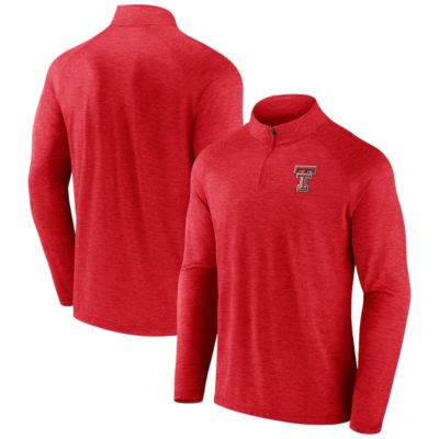 Texas Tech Red Raiders NCAA Fanatics Primary Logo Raglan Quarter-Zip Top