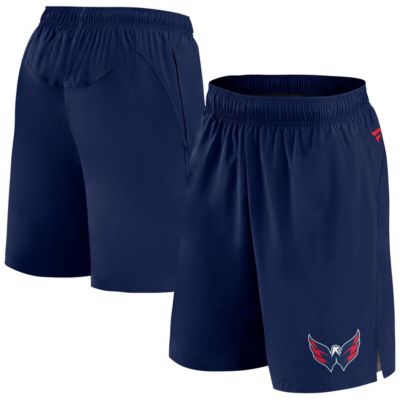 Men's NHL Fanatics Washington Capitals Authentic Pro Tech Shorts, Navy Blue, Small