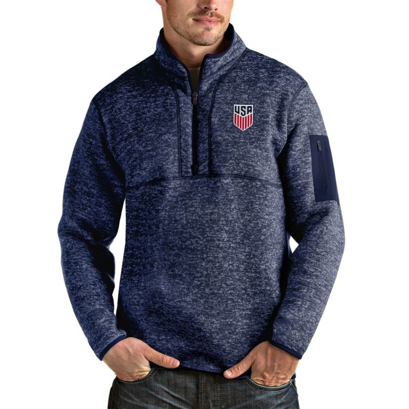 Olympics USMNT Fortune Quarter-Zip Pullover Jacket