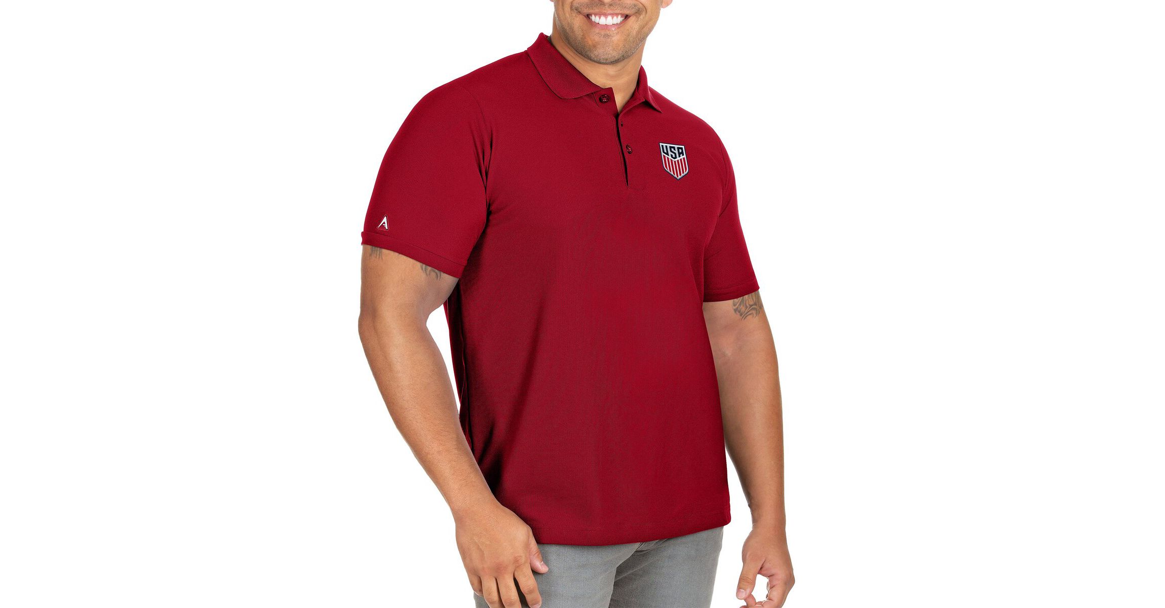 Olympics USMNT Legacy Pique Big & Tall Polo
