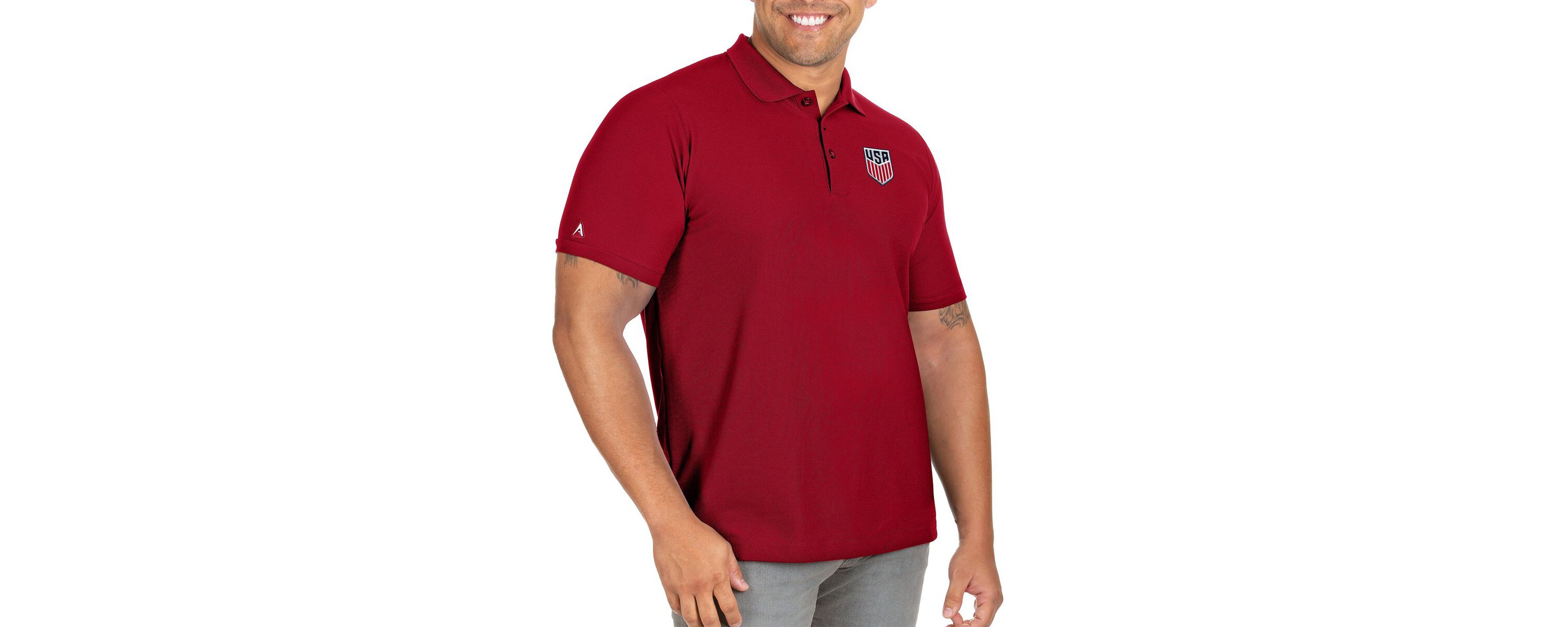 Olympics USMNT Legacy Pique Big & Tall Polo