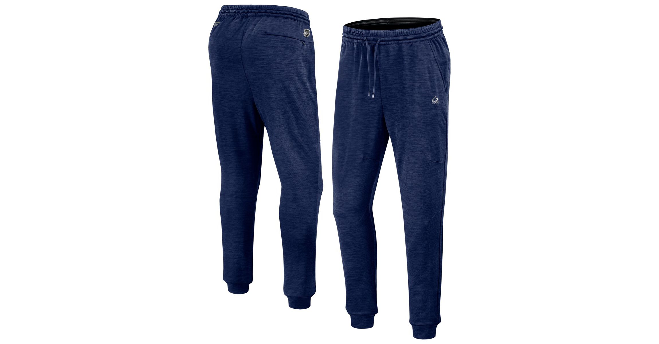 NHL Fanatics Heather Colorado Avalanche Authentic Pro Fleece Sweatpants
