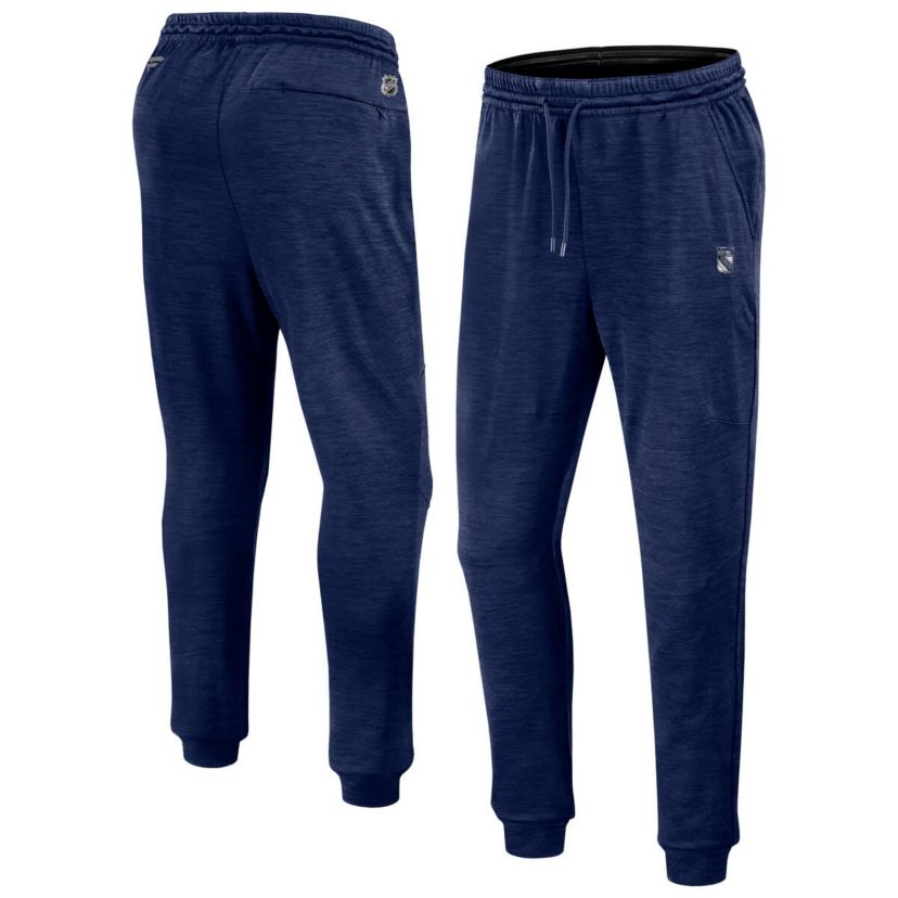NHL Fanatics Heather New York Rangers Authentic Pro Fleece Sweatpants