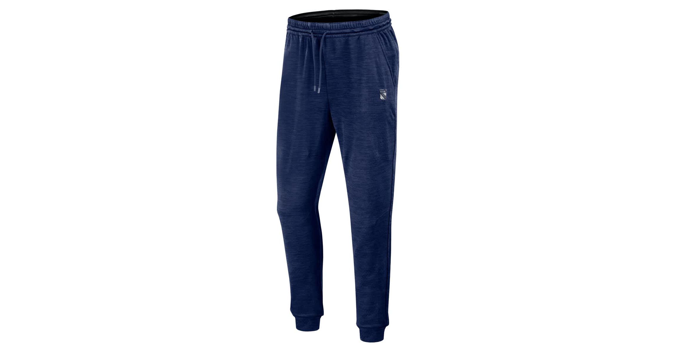 NHL Fanatics Heather New York Rangers Authentic Pro Fleece Sweatpants