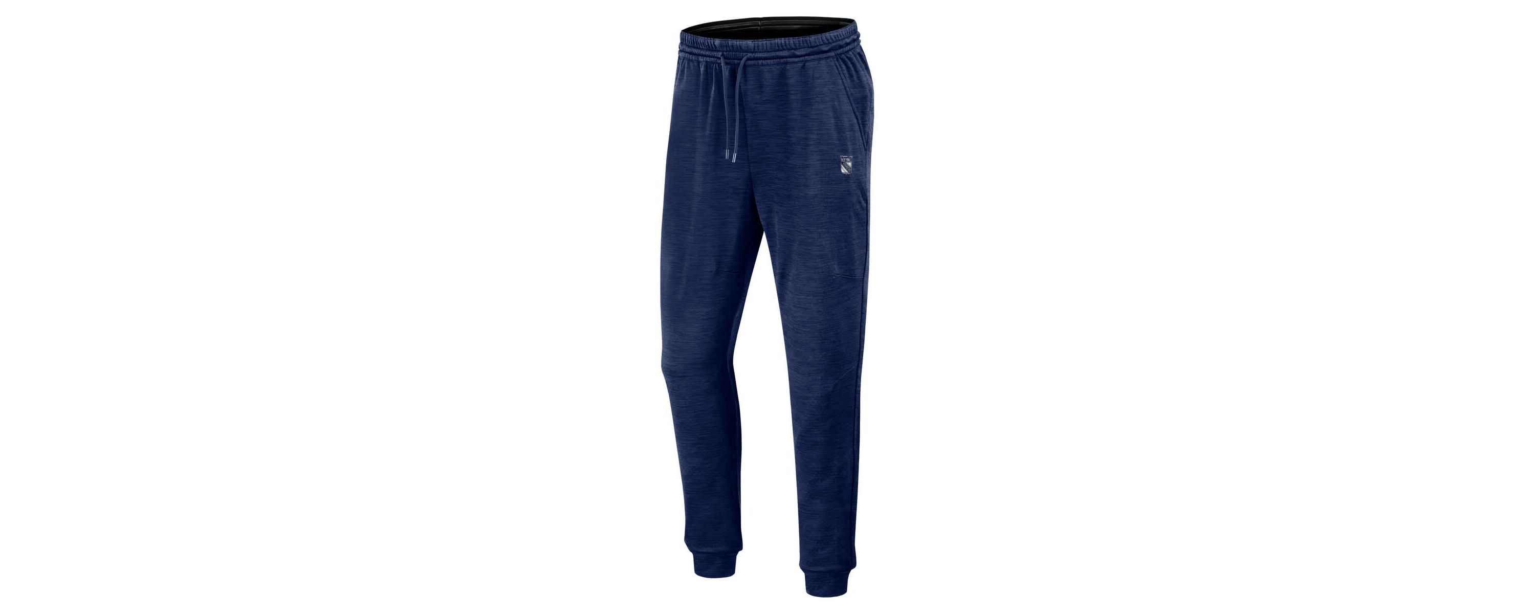 NHL Fanatics Heather New York Rangers Authentic Pro Fleece Sweatpants