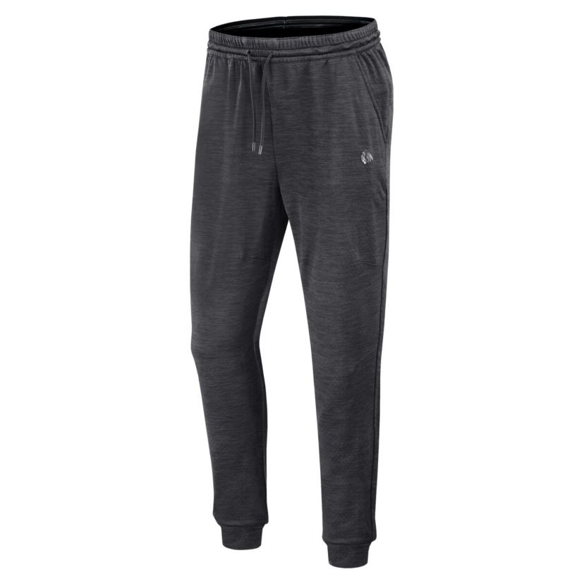 NHL Fanatics Heather Chicago Blackhawks Authentic Pro Fleece Sweatpants