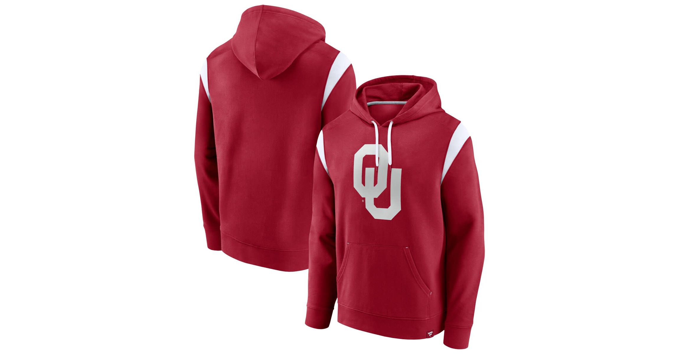 NCAA Fanatics Oklahoma Sooners Gym Rat Pullover Hoodie