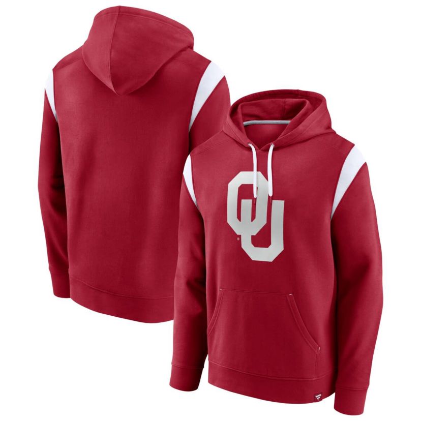 NCAA Fanatics Oklahoma Sooners Gym Rat Pullover Hoodie