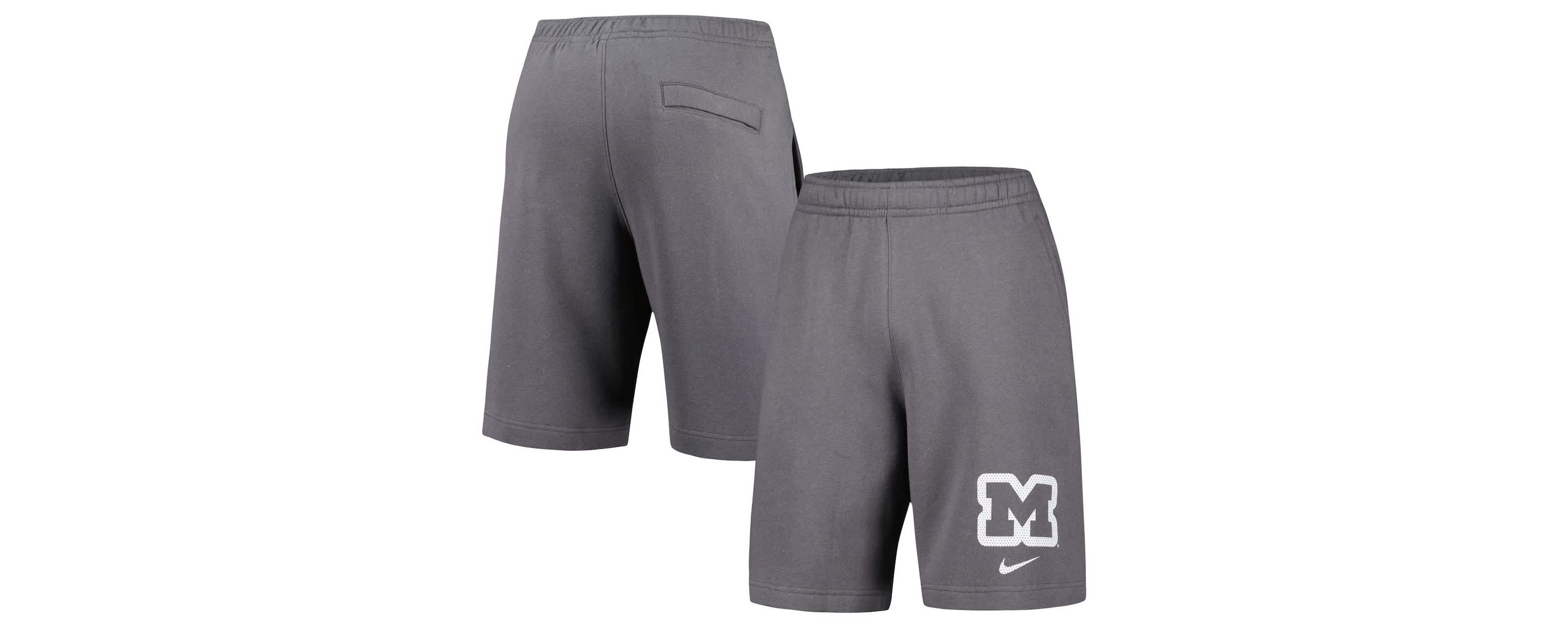 NCAA Nike Michigan Wolverines Fleece Shorts