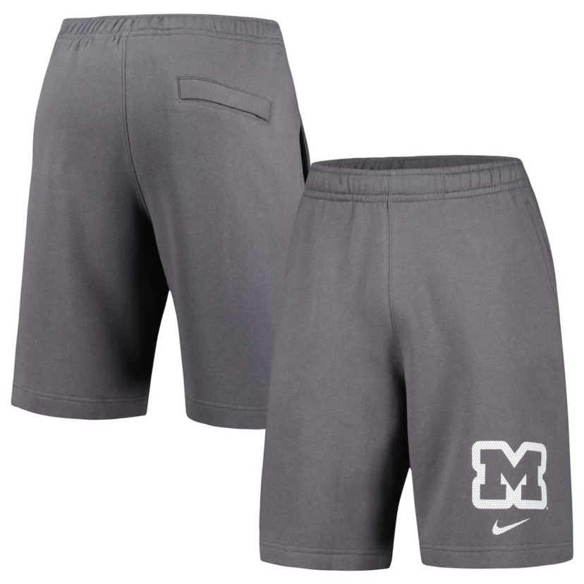 NCAA Nike Michigan Wolverines Fleece Shorts