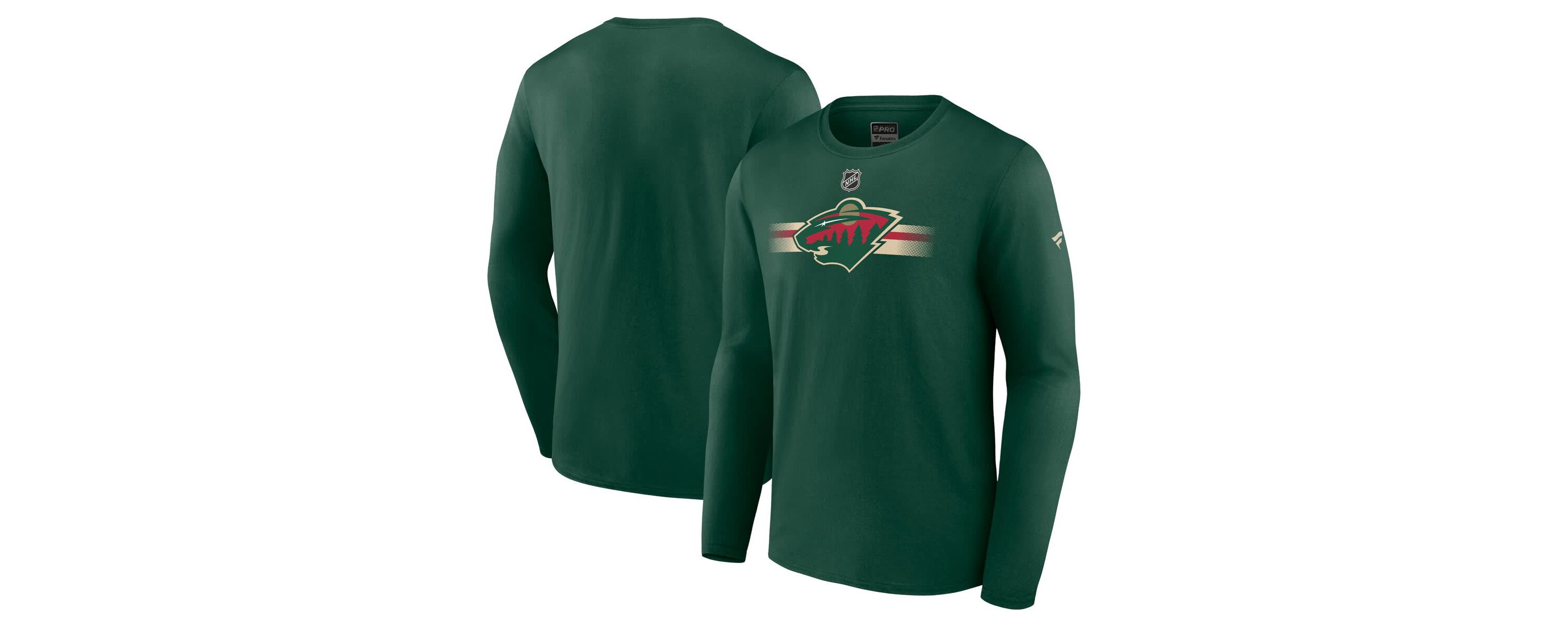 NHL Fanatics Minnesota Wild Authentic Pro Secondary Long Sleeve T-Shirt