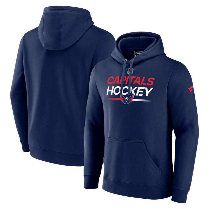 NHL Fanatics Washington Capitals Authentic Pro Pullover Hoodie