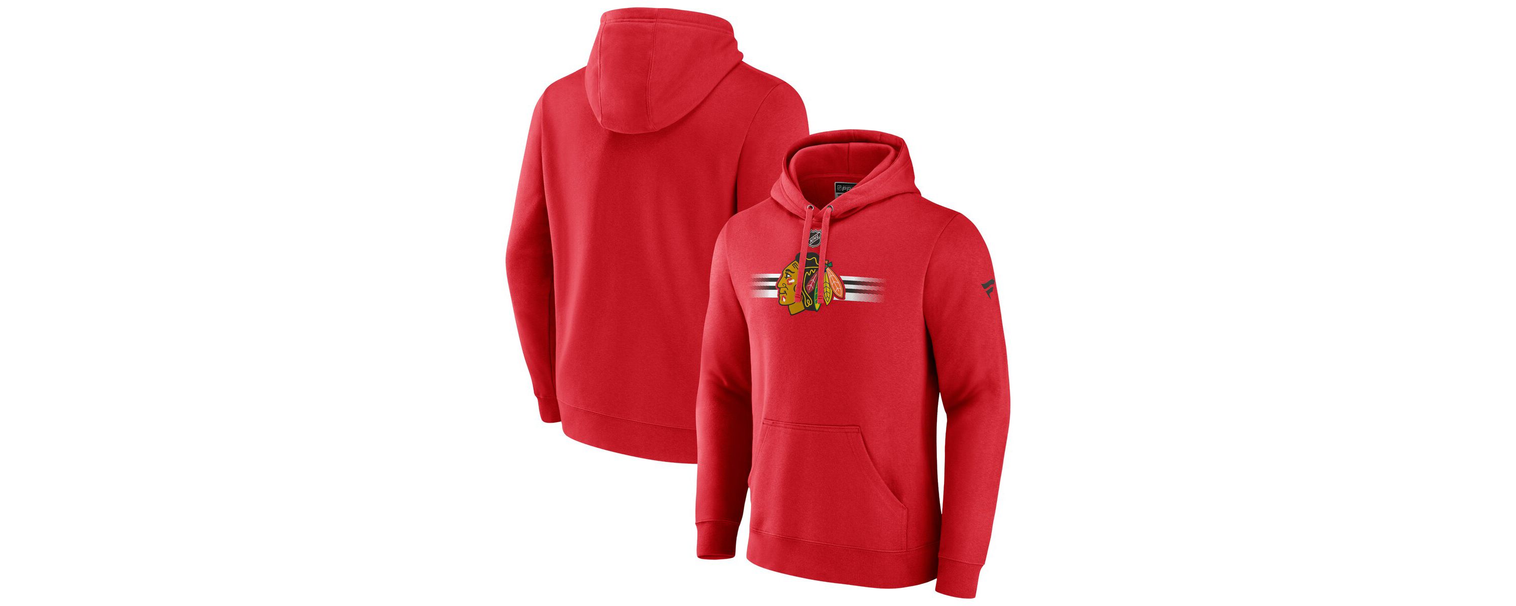 NHL Fanatics Chicago Blackhawks Authentic Pro Secondary Pullover Hoodie