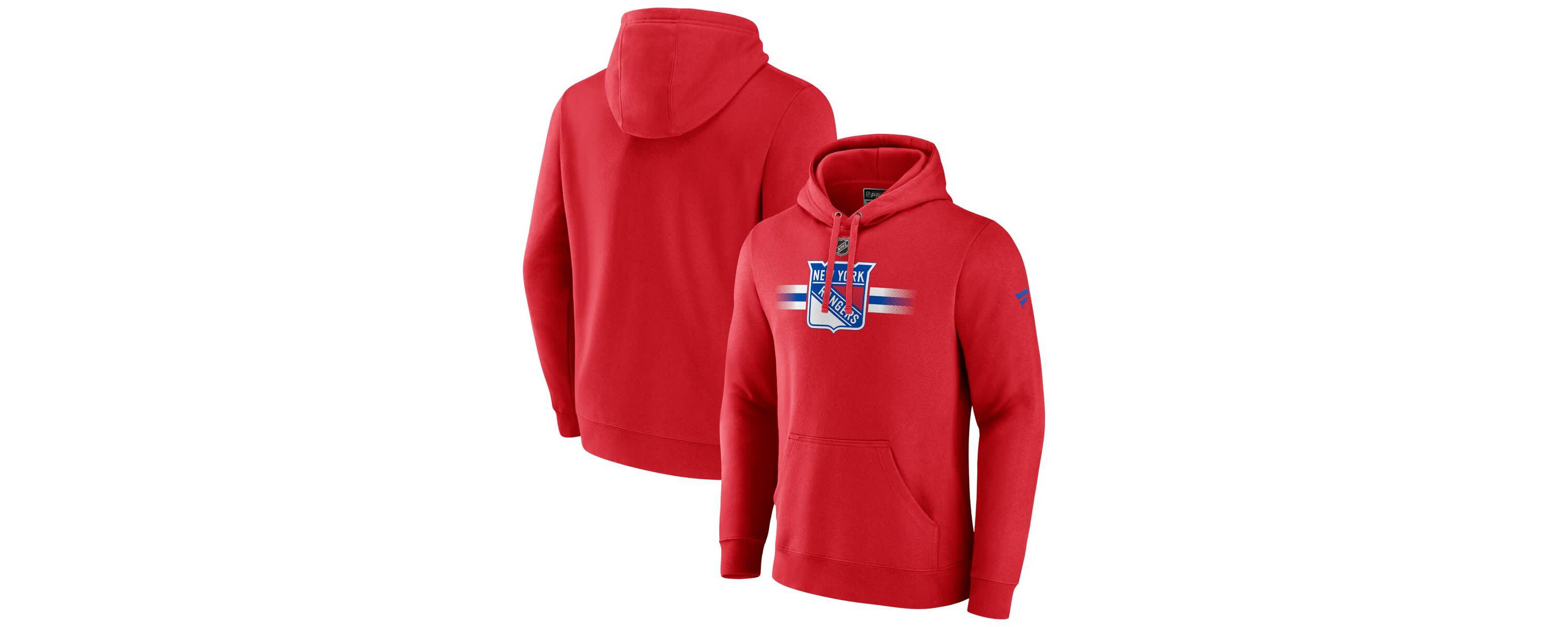 NHL Fanatics New York Rangers Authentic Pro Secondary Pullover Hoodie