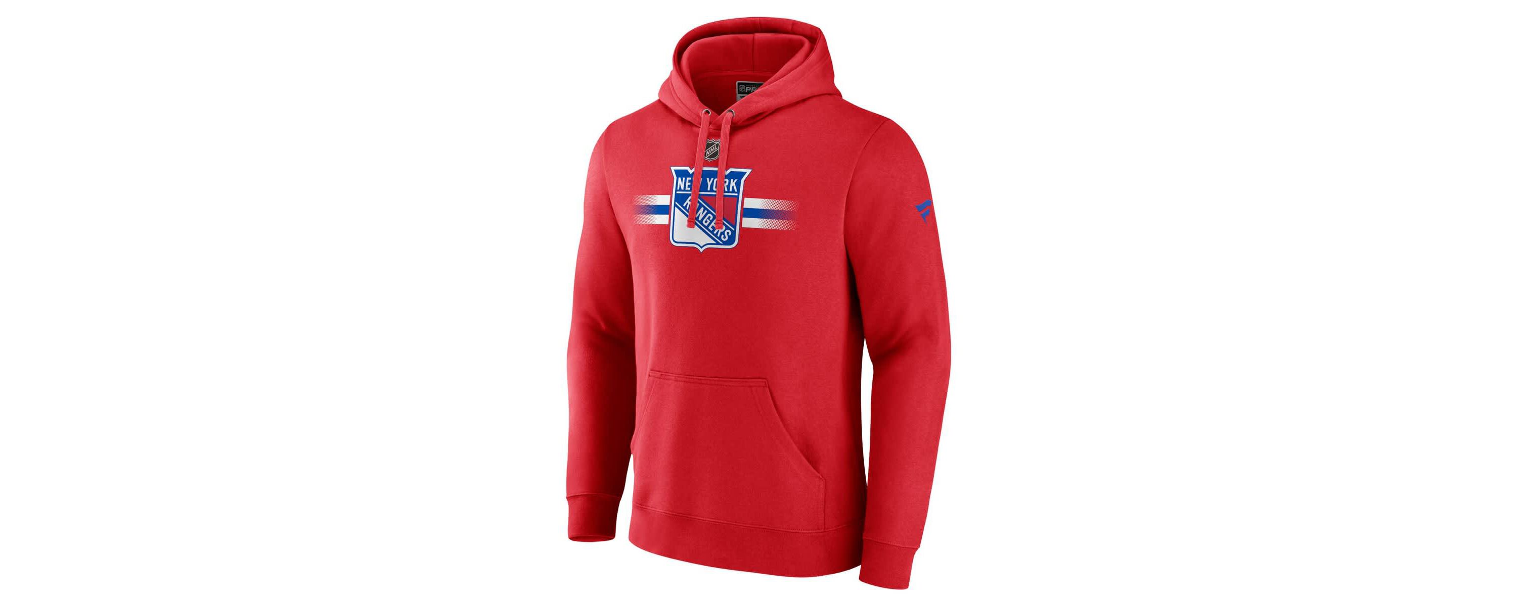 NHL Fanatics New York Rangers Authentic Pro Secondary Pullover Hoodie
