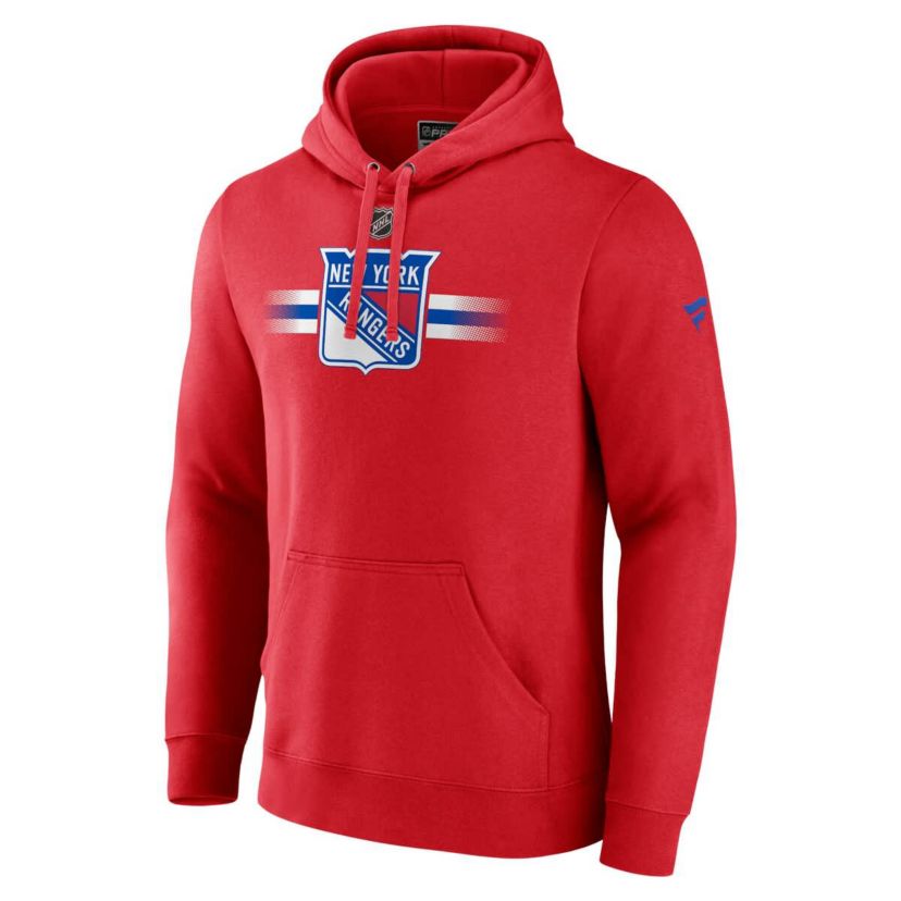 NHL Fanatics New York Rangers Authentic Pro Secondary Pullover Hoodie