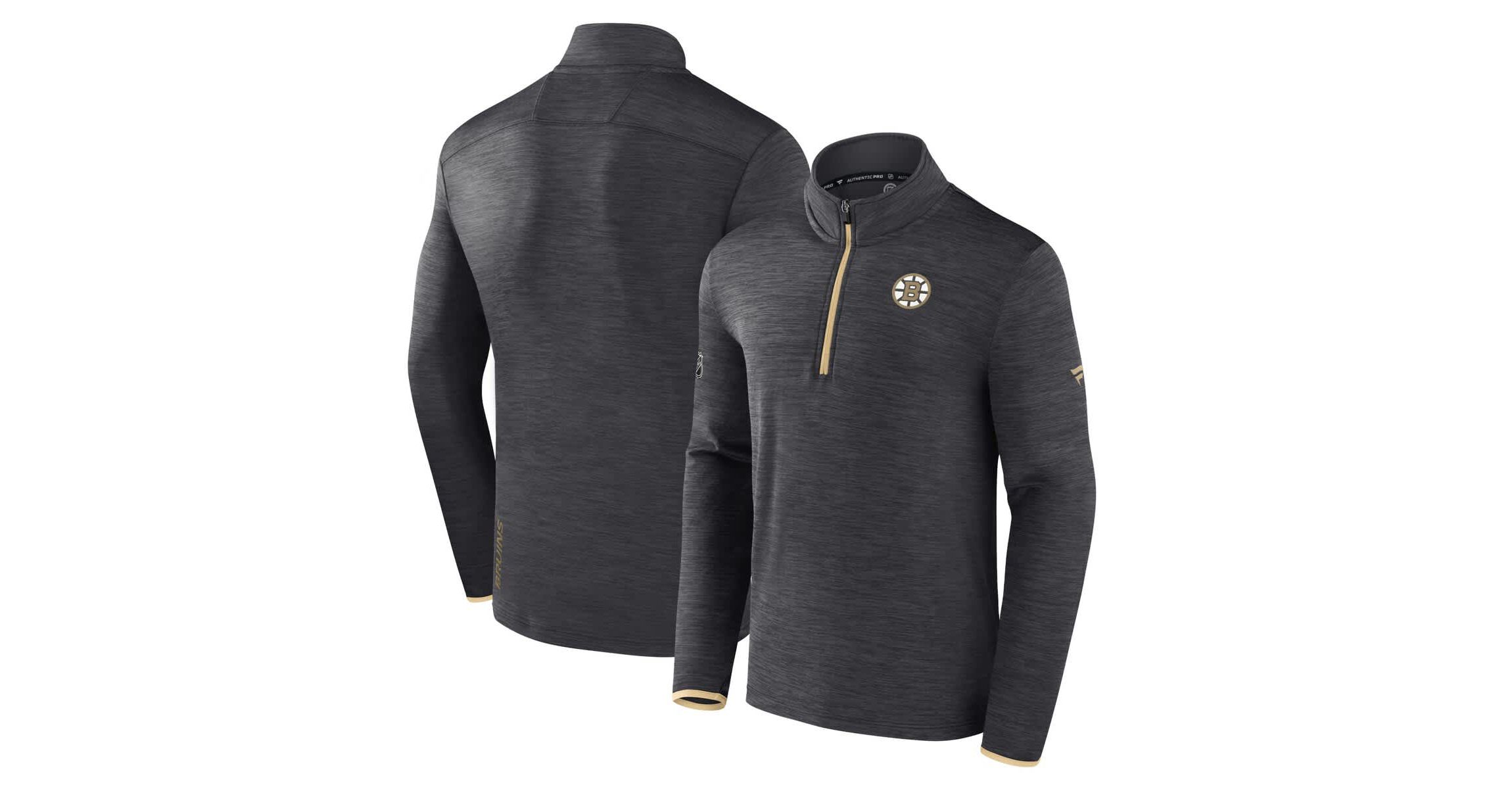 NHL Fanatics Authentic Pro Quarter-Zip Pullover Top