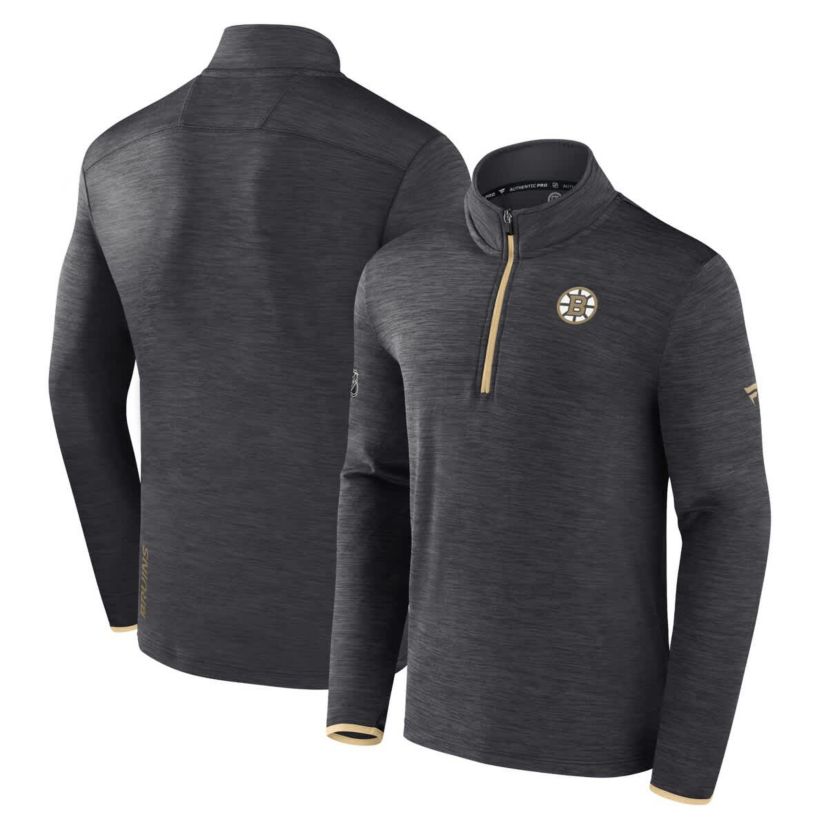 NHL Fanatics Authentic Pro Quarter-Zip Pullover Top
