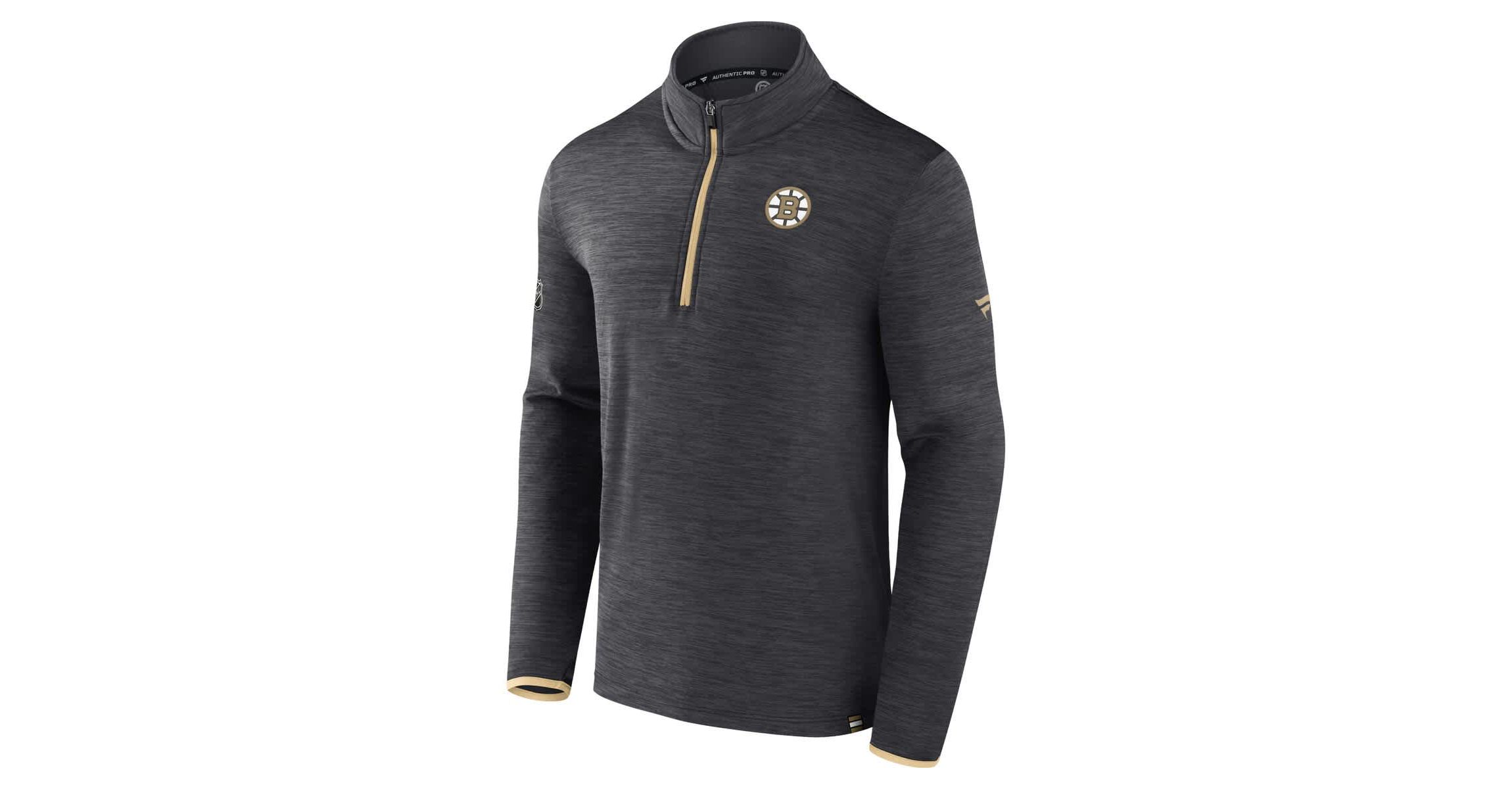 NHL Fanatics Authentic Pro Quarter-Zip Pullover Top
