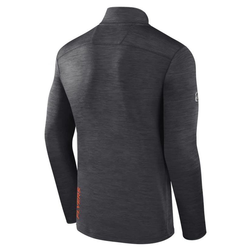 NHL Fanatics Philadelphia Flyers Authentic Pro Quarter-Zip Pullover Top