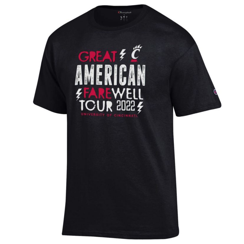 NCAA Cincinnati Bearcats Farewell Tour T-Shirt