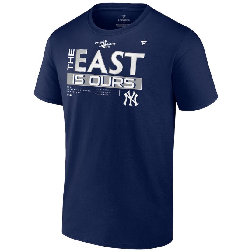 MLB Fanatics New York Yankees 2022 AL East Division s Locker Room Big & Tall T-Shirt