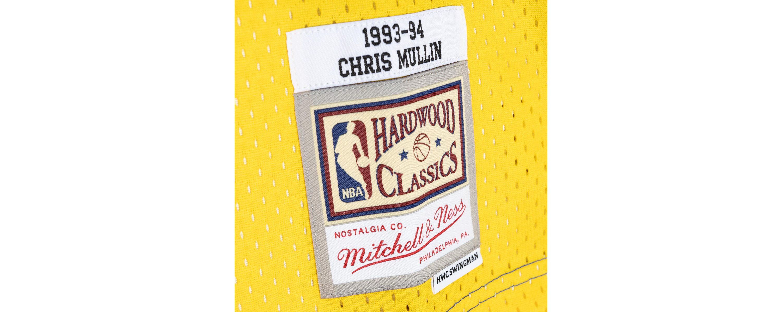 NBA Chris Mullin Golden State Warriors Hardwood Classics 1993/94 Split Swingman Jersey