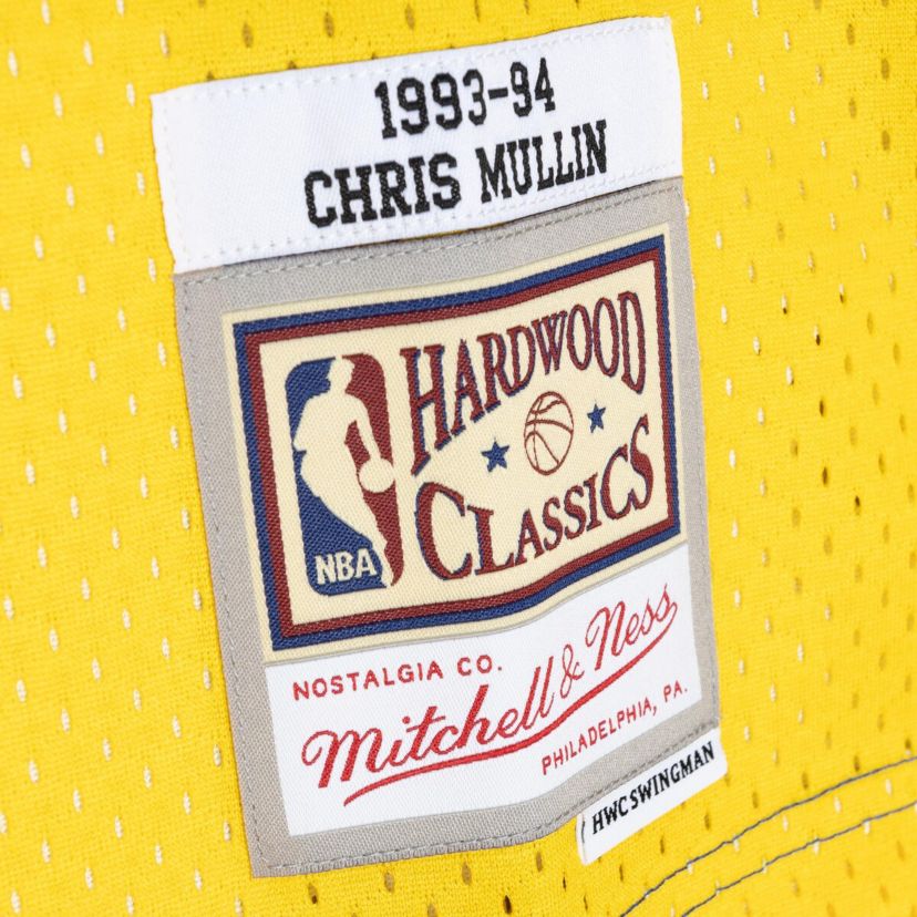 NBA Chris Mullin Golden State Warriors Hardwood Classics 1993/94 Split Swingman Jersey