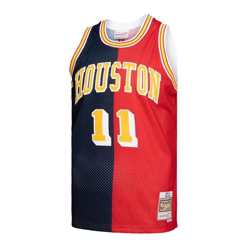 NBA Yao Ming Houston Rockets Hardwood Classics 2004/05 Split Swingman Jersey