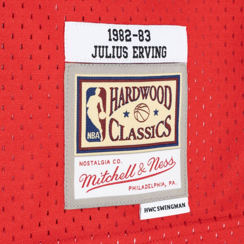 NBA Julius Erving Philadelphia 76ers Hardwood Classics 1982/83 Split Swingman Jersey