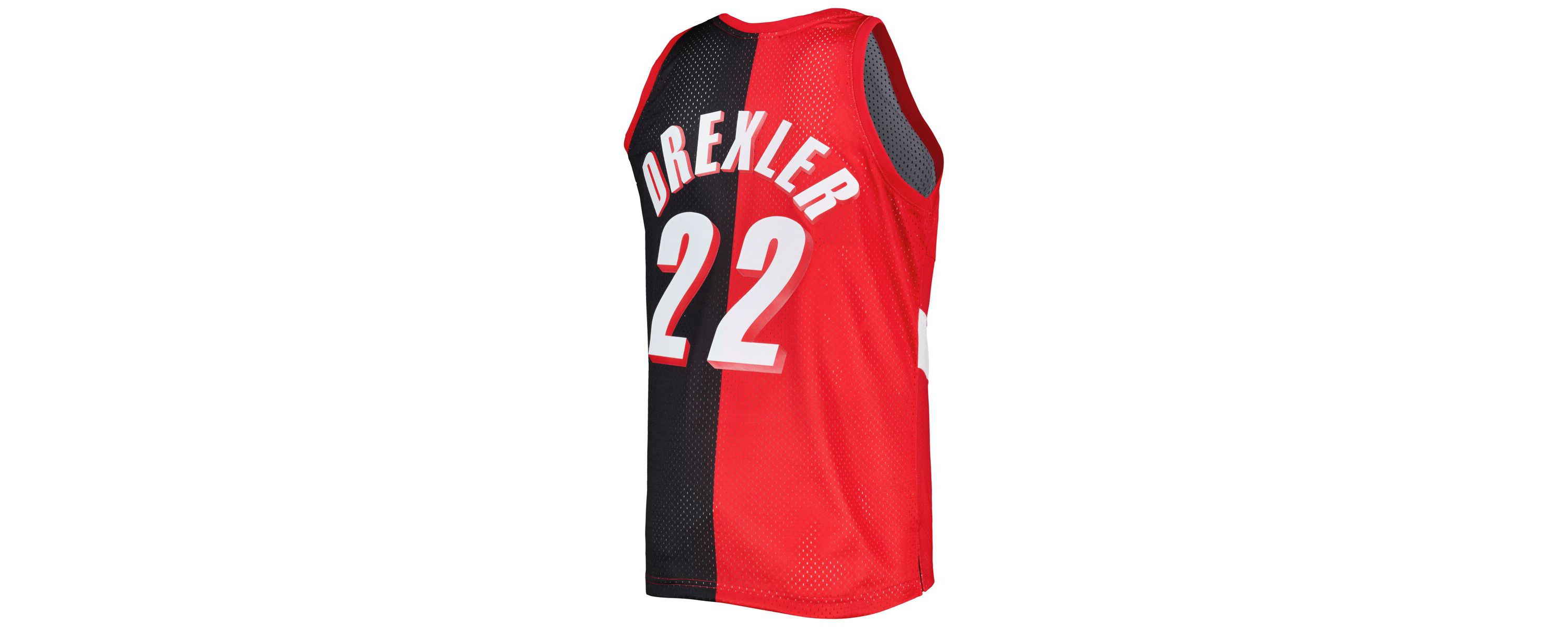 NBA Clyde Drexler Portland Trail Blazers Hardwood Classics 1991/92 Split Swingman Jersey