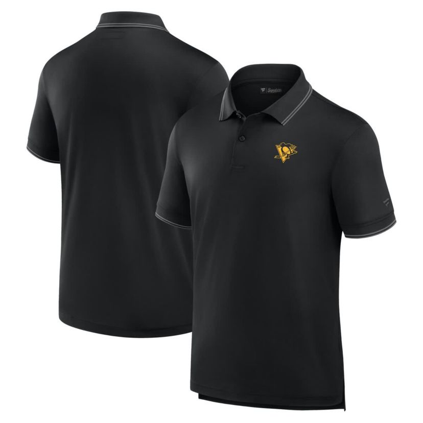 NHL Fanatics Pittsburgh Penguins Front Office Pique Polo