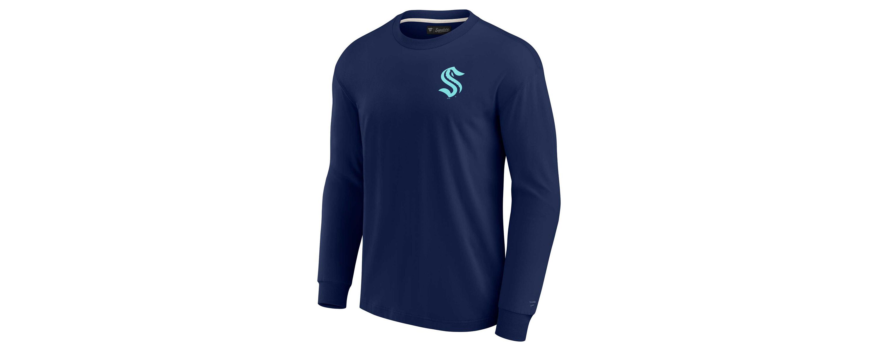 NHL Unisex Fanatics Seattle Kraken Elements Super Soft Long Sleeve T-Shirt