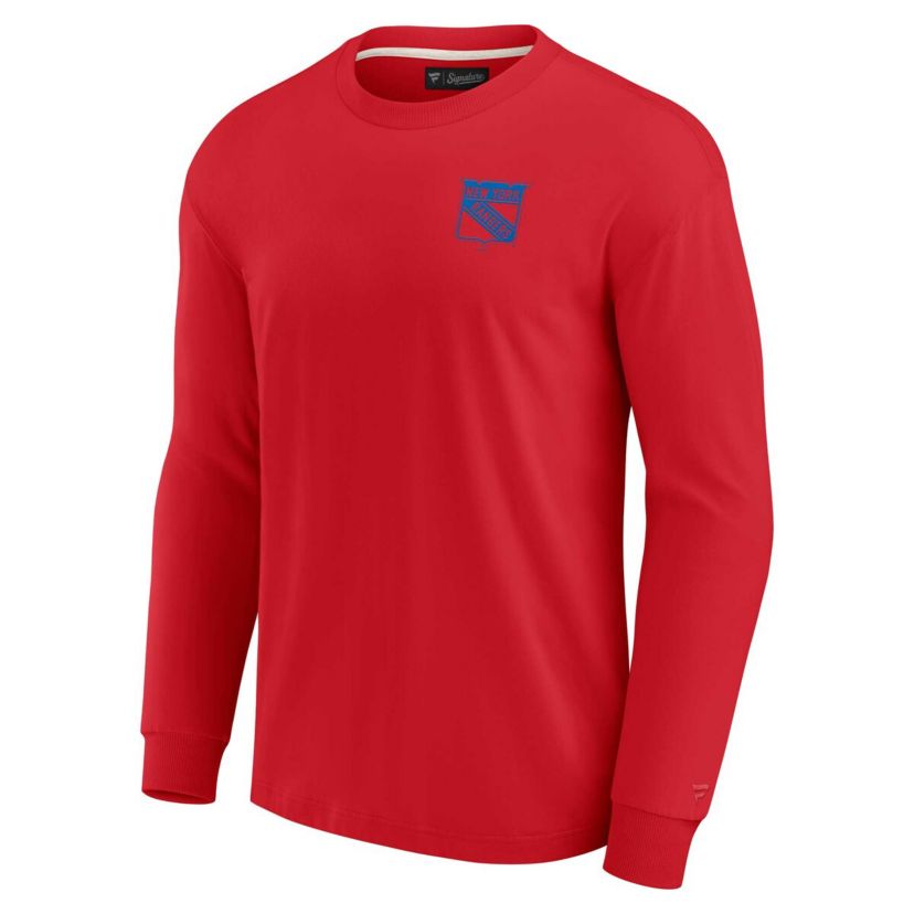 NHL Unisex Fanatics New York Rangers Elements Super Soft Long Sleeve T-Shirt