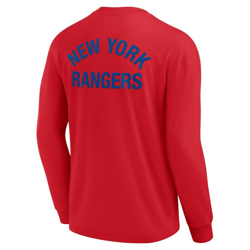 NHL Unisex Fanatics New York Rangers Elements Super Soft Long Sleeve T-Shirt