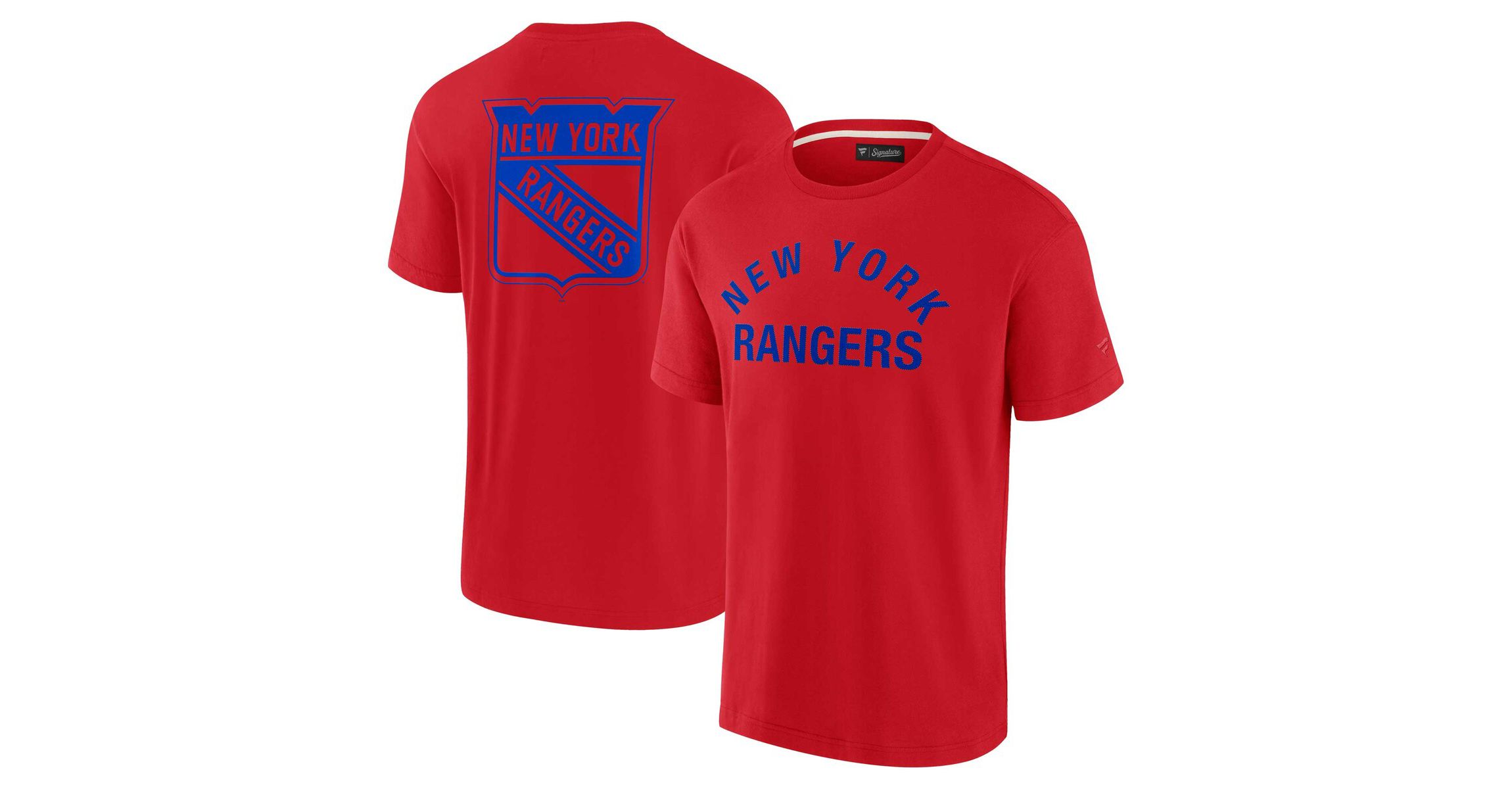 NHL Unisex New York Rangers Elements Super Soft Short Sleeve T-Shirt