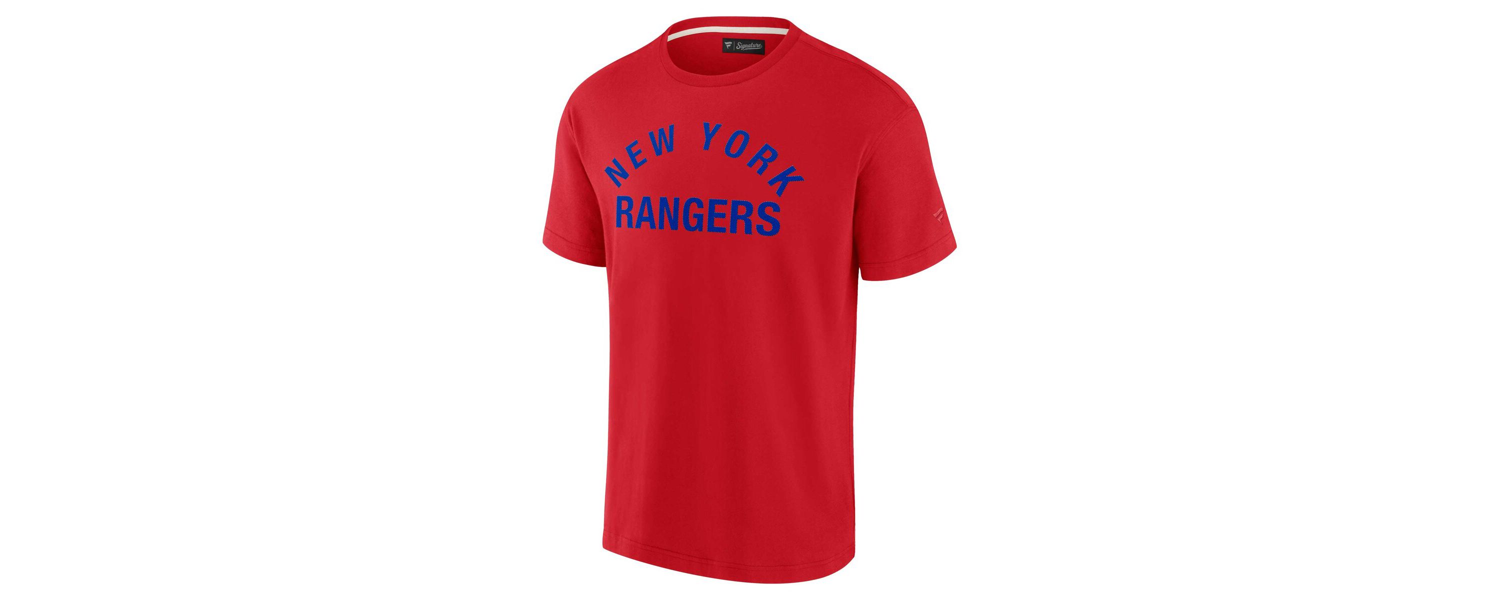NHL Unisex New York Rangers Elements Super Soft Short Sleeve T-Shirt