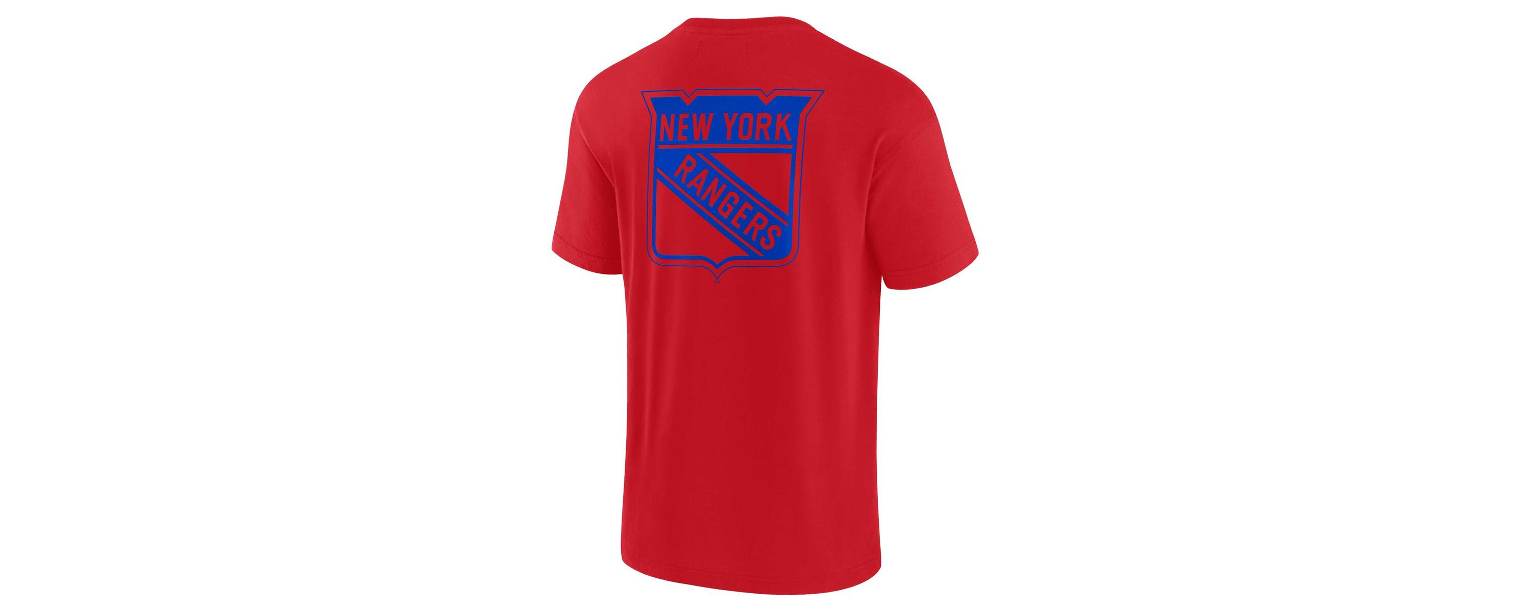 NHL Unisex New York Rangers Elements Super Soft Short Sleeve T-Shirt