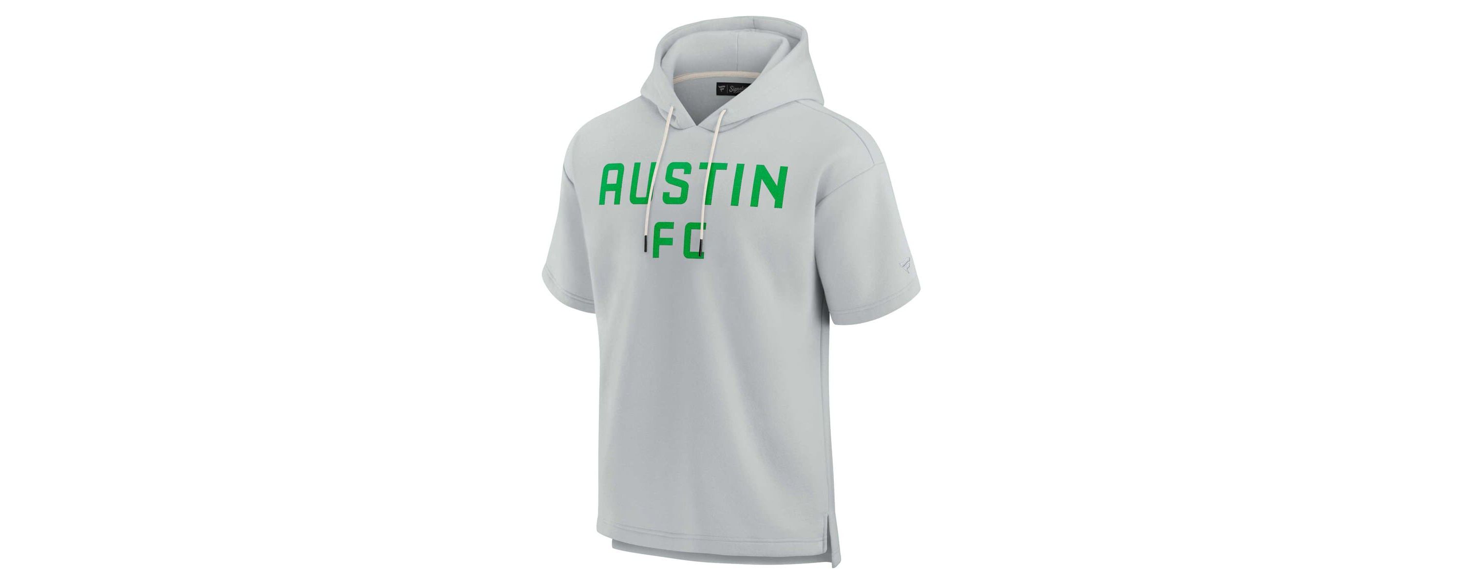 MLS Unisex Fanatics Austin FC Elements Super Soft Fleece Short Sleeve Pullover Hoodie