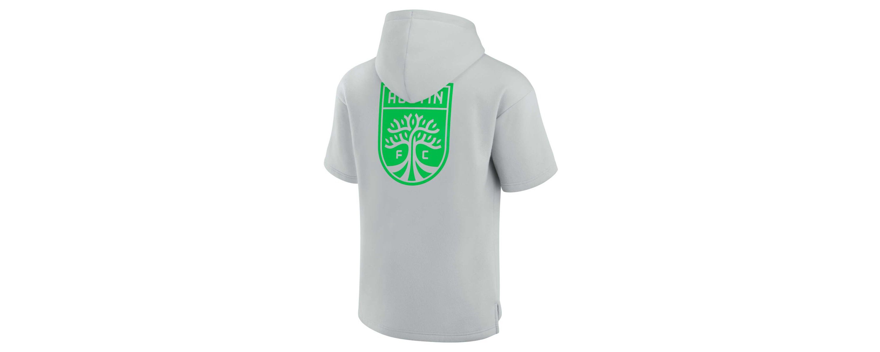 MLS Unisex Fanatics Austin FC Elements Super Soft Fleece Short Sleeve Pullover Hoodie
