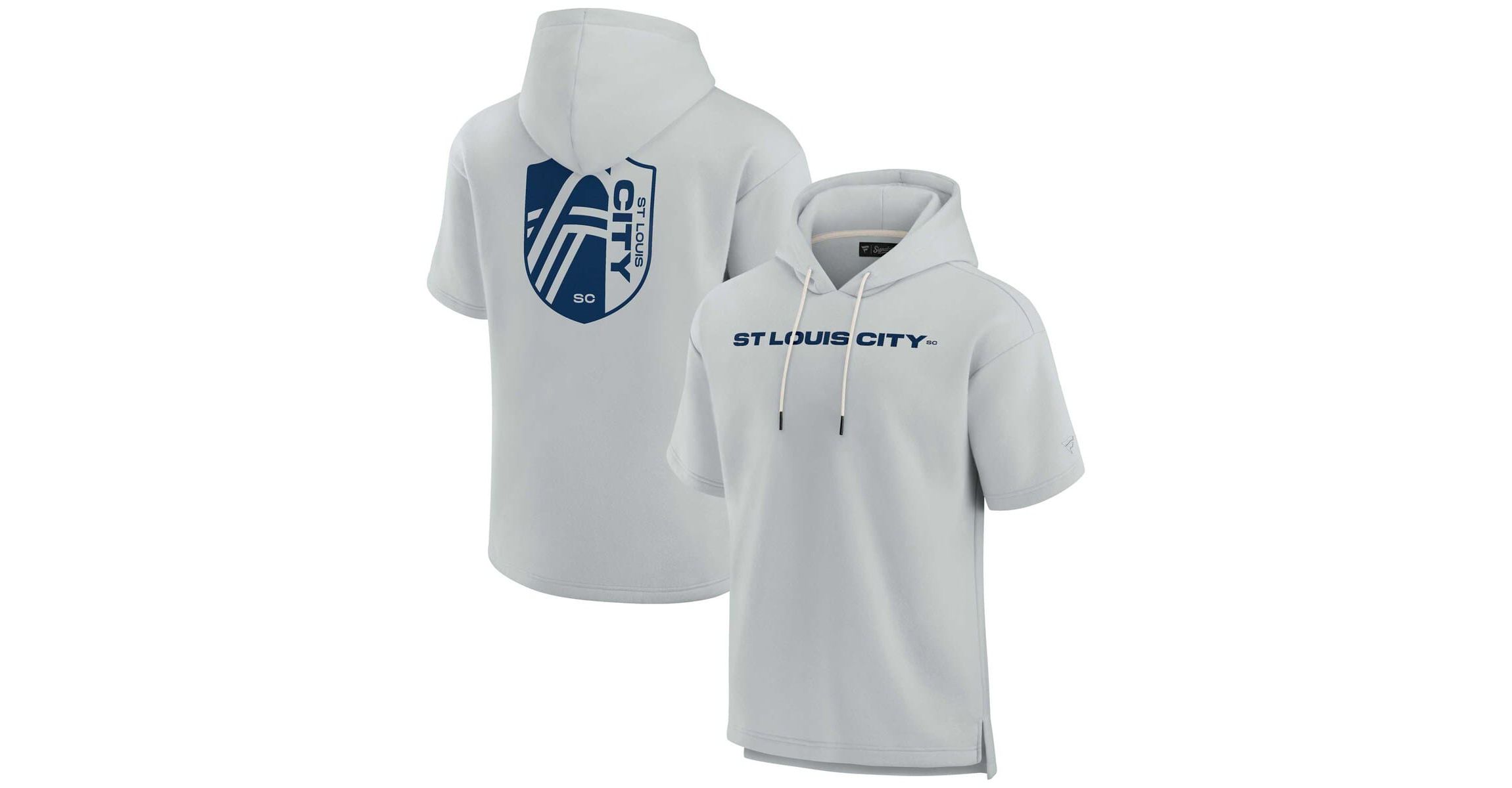 MLS Unisex Fanatics St. Louis City SC Elements Super Soft Fleece Short Sleeve Pullover Hoodie