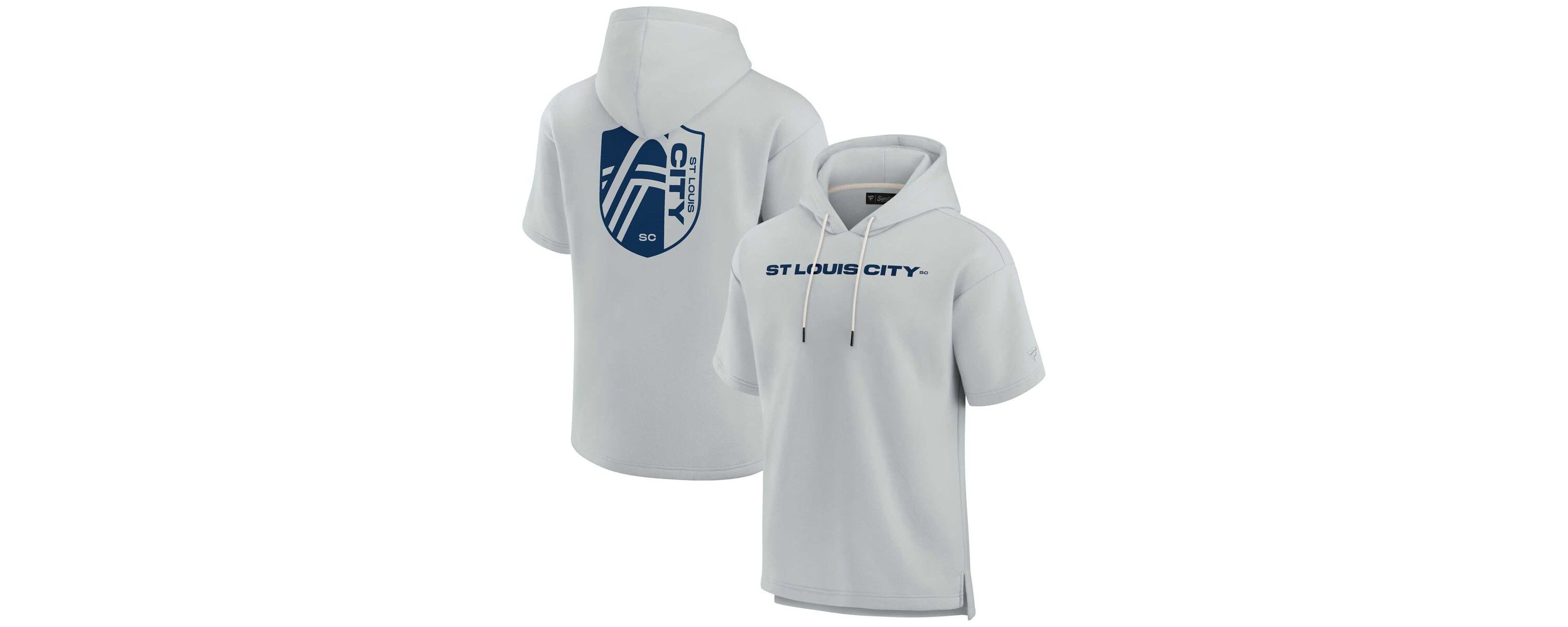 MLS Unisex Fanatics St. Louis City SC Elements Super Soft Fleece Short Sleeve Pullover Hoodie