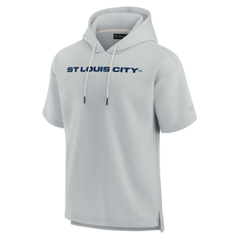 MLS Unisex Fanatics St. Louis City SC Elements Super Soft Fleece Short Sleeve Pullover Hoodie