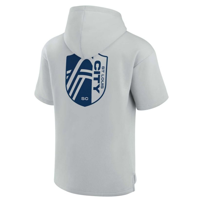 MLS Unisex Fanatics St. Louis City SC Elements Super Soft Fleece Short Sleeve Pullover Hoodie