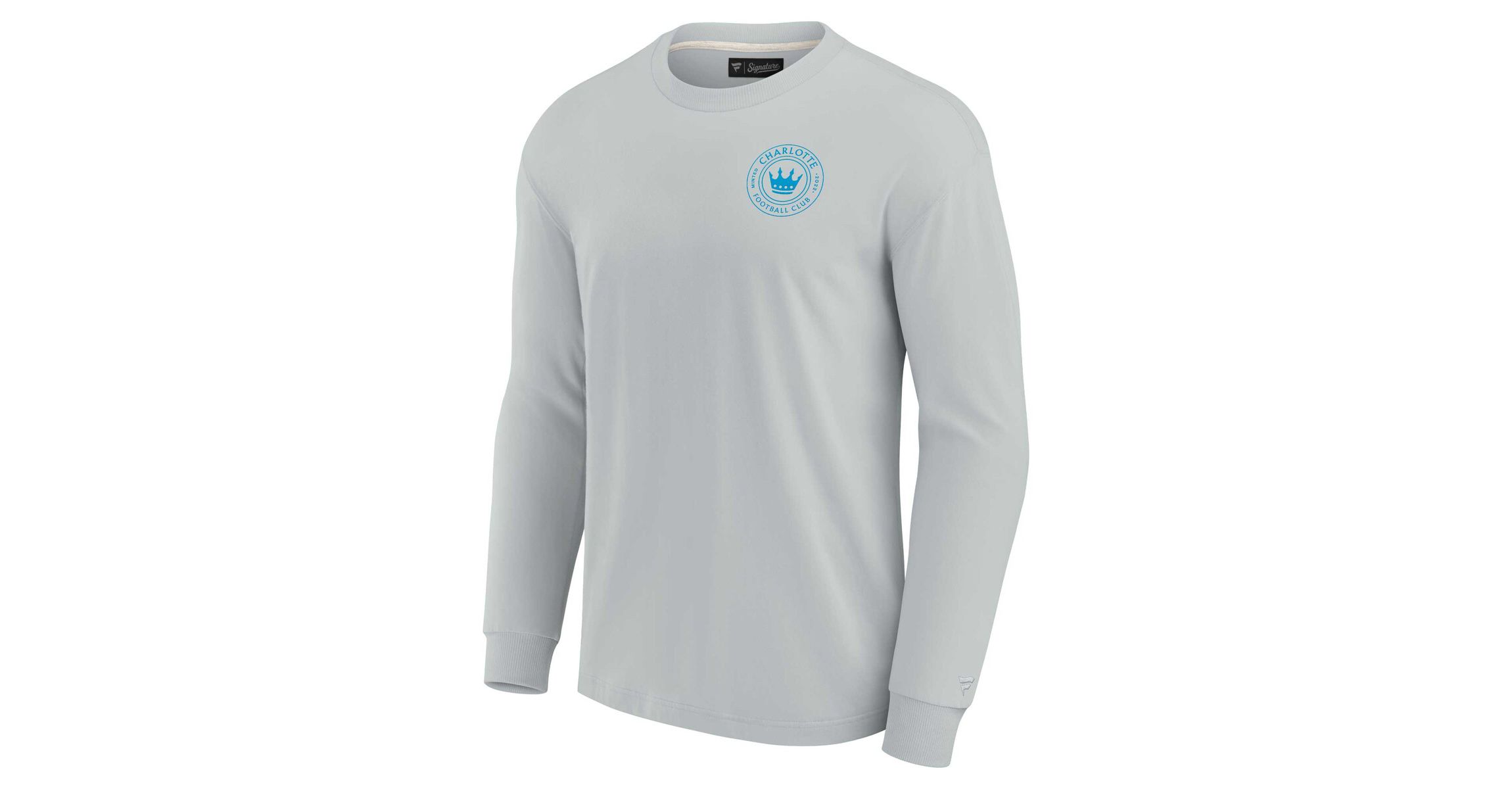 MLS Unisex Fanatics Charlotte FC Elements Super Soft Long Sleeve T-Shirt